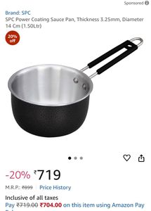 SPC Power Coating Sauce Pan