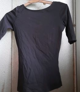 ONLY Black Top With Back Design