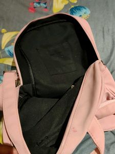 Pink Backpack with Bunny