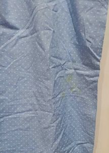 Blue Polka Dot Half Night Gown
