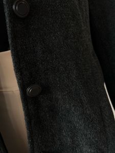 Dark Grey Fur Collar Coat