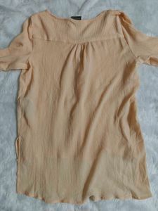 Peach High Low Top