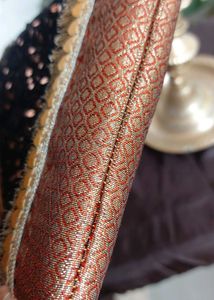Black And Rust Wedding Bag