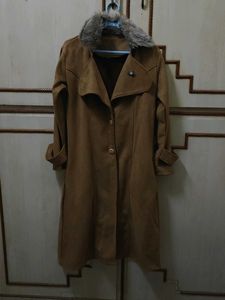 Elegant Brown Trench Coat