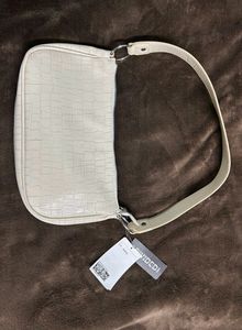 H&amp;M White Shoulder Bag