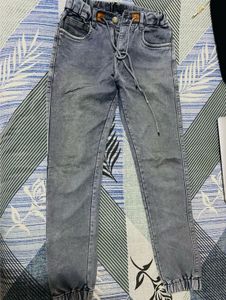 Gray Denim Joggers