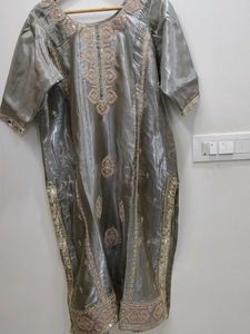 NEW Tissue Silk KURTA AND DUPATTA SET. XXXL