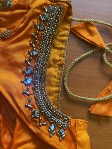 💥Embroidered Orange Blouse💥