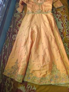 Mango Yellow Colour Suit