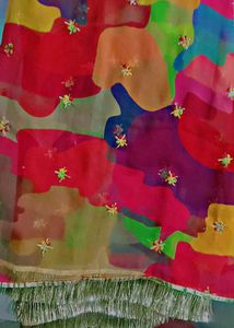 Price Drop by 200  Multicolour Rajputi Odhna
