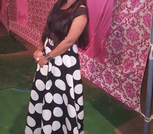 Polka Dot Maxi Dress