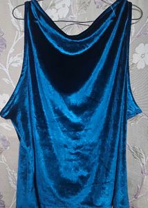 Navy Blue Party Top