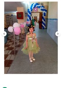 Green Layered Party Dress