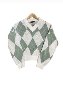 Korean V neck Sweater for Spring