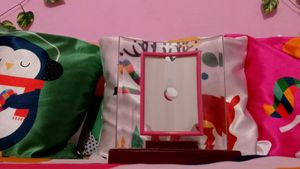 Glass And Wooden Frame