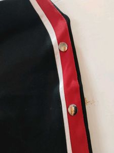 Striped Button Detail Pants