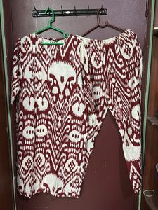 Ethnic Print Kurta Set