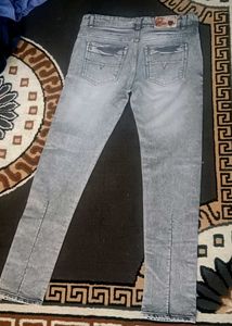 Gray Denim Jeans