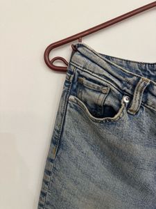 Denim Straight Jeans