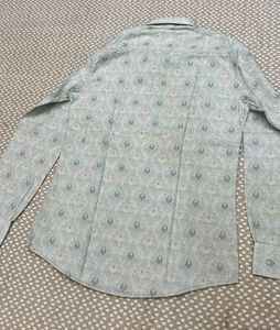 Patterned Button-Down Shirt