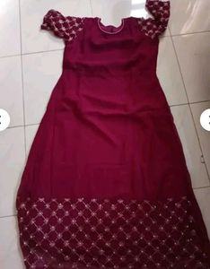 Ethic Gown With Dupatta