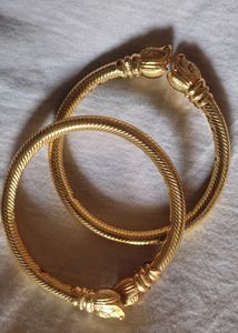 Golden Kada Bangles