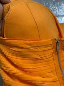 Strapless Mini Dress In Size Small