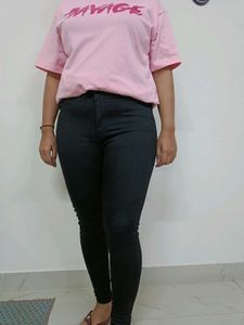 Ginger Denim Skinny Jeans - Black
