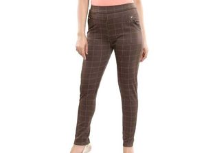Stretchable  Check Jegging