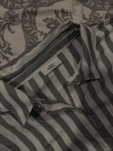 NEVER USED Long Striped Shirt