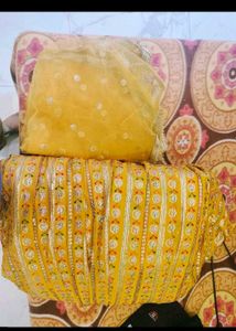 Elegant Ethnic Dress With Dupatta