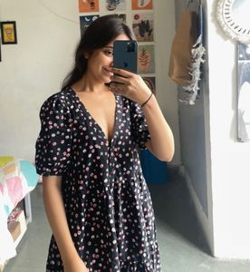 Floral Print Mini Dress