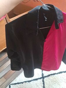 Color Block Long Sleeve Shirt