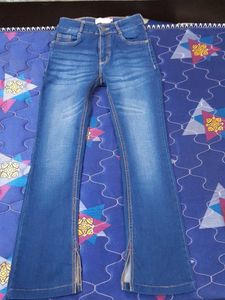Stylish Blue Flared Jeans
