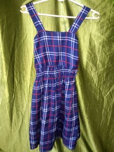 Plaid Jumper Dress