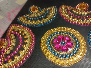 Lamp Shape Of Kundan Art