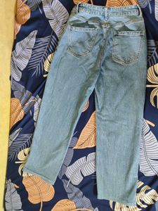 Blue Denim Baggy Jeans
