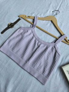 Lavender Crop Top