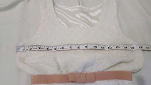 off white dress for birthday n parties