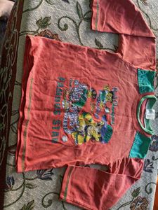 We Are Selling A T-shirt For Under 2 Years Child.