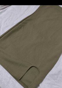 Olive Green Mini Dress