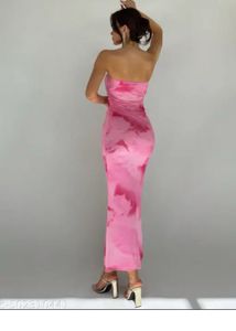 🌙beautiful pink party wear bodycone dress 👗