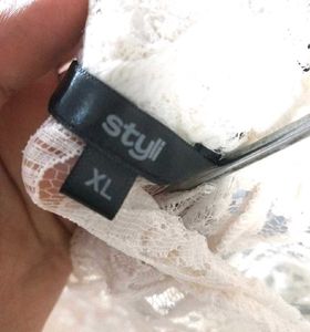 Lace High Neck Blouse