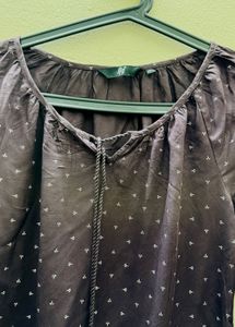 Purple Peasant Top