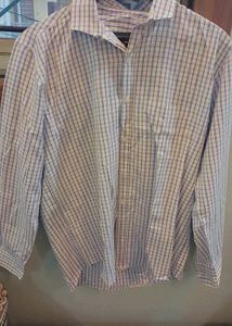 Checkered Button-Down Shirt