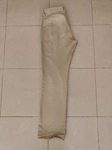 Ruggers Mens Regular Fit Khaki Chinos Size 34"