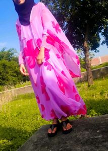 Anarkali with dupatta