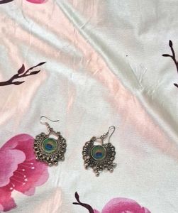Peacock Necklace and Earring Set