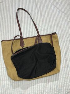 Tan Tote Bag
