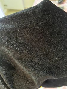 One Shoulder Black Shimmer Top
